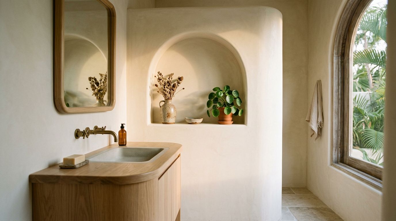 Pasta Extra Fine Chukum appliquée sur mur intérieur avec finition lisse et brillante